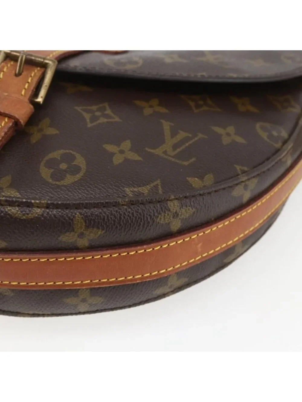 Authentic LOUIS VUITTON Monogram Chantilly GM Shoulder Bag M51232 LV